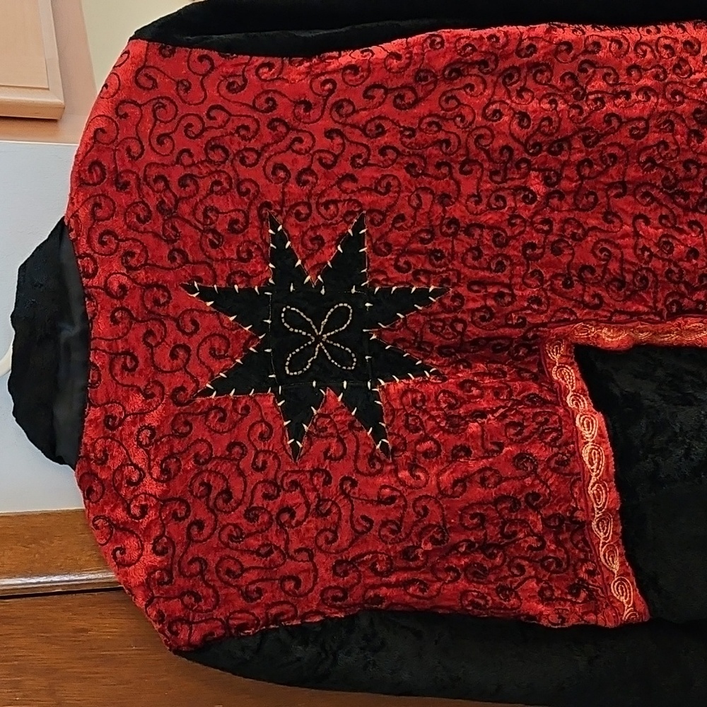 Vintage Allure Patchwork Jacket - image 7